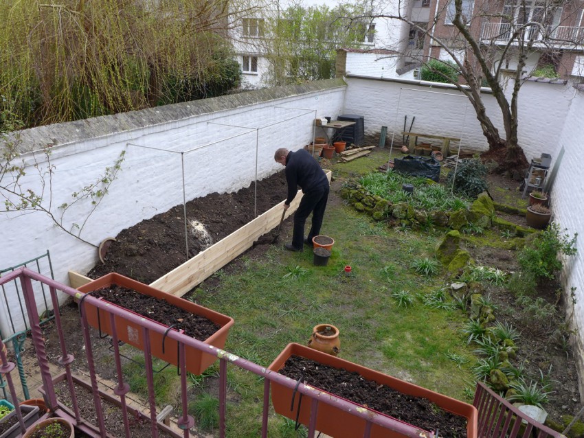 Packing the trench