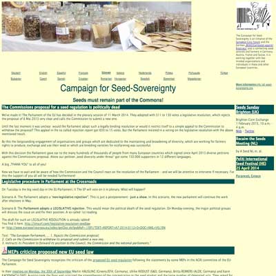Campaign for Seed-Sovereignty