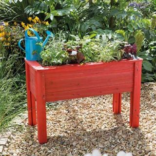 Junior planter table red